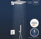 GROHE QuickFix Precision SmartControl inbouw douchesysteem - Vierkant - Chroom