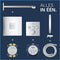 GROHE QuickFix Precision SmartControl inbouw douchesysteem - Vierkant - Chroom