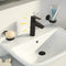 GROHE QuickFix Start eengreeps wastafelmengkraan water- en energiebesparend - M-Size - Incl. pop-up waste - Matte Black