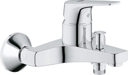 GROHE QuickFix Start Flow Badkraan - met omstel en koppelingen - chroom