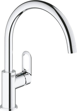 GROHE QuickFix Start Flow Keukenmengkraan - draaibare uitloop - chroom - 31555001