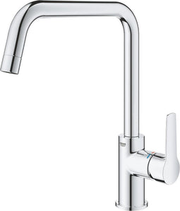 GROHE QuickFix Start Keukenmengkraan - hoge U uitloop - draaibaar - chroom
