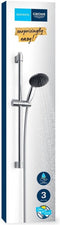 GROHE QuickFix Vitalio Comfort 110 handdouche - 3 straalsoorten - Waterbesparend - Chroom