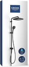 GROHE QuickFix Vitalio Comfort 250 Flex douchesysteem - Waterbesparend - Matte Black