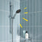 GROHE QuickFix Vitalio Start 110 handdouche - 1 straalsoort - Waterbesparend - Chroom