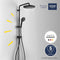 GROHE QuickFix Vitalio Start 250 Flex douchesysteem - Waterbesparend - Matte Black