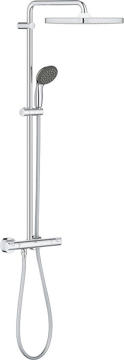 GROHE QuickFix Vitalio Start 250 Regendouche - ø 25 cm - Vierkant - Met thermostaatkraan - Chroom