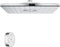 GROHE Rainshower 310 SmartConnect CUBE hoofddouche met 2 straalsoorten - 310mm - Met afstandsbediening om te schakelen tussen de straalsoorten - chroom