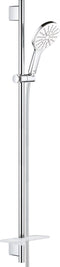 GROHE Rainshower SmartActive 130 Glijstangset - 90 cm - met zeepschaal - chroom/moon white - 26579LS0