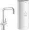 GROHE Red 3 in 1 Kokendwaterkraan - U-uitloop - 7L boiler - Met mengventiel – Chroom