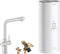 GROHE Red 3IN1 kokendwaterkraan - L Uitloop - 7L boiler - mengventiel – RVS (supersteel)
