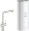 GROHE Red 3IN1 kokendwaterkraan - L Uitloop - 7L boiler - mengventiel – RVS (supersteel)