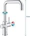 GROHE Red 3 in 1 Kokendwaterkraan - U-uitloop - 7L boiler - Met mengventiel – Chroom