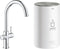 GROHE Red Compact 3 in 1 Kokendwaterkraan - C-uitloop - 4L boiler – Chroom