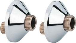 GROHE S-Koppeling - 1/2" x 3/4" - Schroefrozet - Kraan onderdelen - 2 stuks