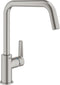 GROHE Start Keukenmengkraan - Hoge uitloop - 150° draaibereik - SuperSteel (RVS look)