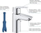 GROHE Start Wastafelkraan - Waterbesparend - Met pop-up waste - Chroom