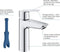 GROHE Start Wastafelkraan - Waterbesparend - Met push-open waste - Chroom