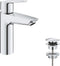 GROHE Start Wastafelkraan - Waterbesparend - Met push-open waste - Chroom