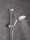 Grohe Tempesta 100 douchestang-set 600 mm met Relexaflex doucheslang 175 cm