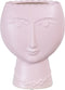 Grondlegger 15 x 8,5 x 19 cm Gezicht Keramisch Mauve