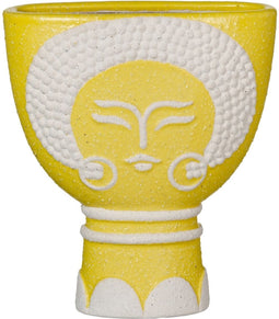 Grondlegger 19 x 9 x 22 cm Keramisch Geel