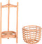 Grondlegger DKD Home Decor 25 x 25 x 70 cm Natuurlijk Rotan Bali