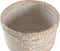 Grondlegger DKD Home Decor 31 x 31 x 52 cm Natuurlijk Wit Bamboe Decapé