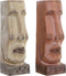 Grondlegger DKD Home Decor Beige Hars Terra cotta (2 pcs) (16 x 17 x 49 cm)