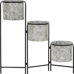 Grondlegger DKD Home Decor Grijs Metaal (82 x 25 x 81 cm)