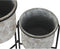Grondlegger DKD Home Decor Grijs Metaal (82 x 25 x 81 cm)