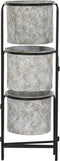 Grondlegger DKD Home Decor Grijs Metaal (82 x 25 x 81 cm)