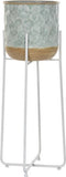 Grondlegger DKD Home Decor Metaal Tweekleurig (28 x 28 x 75 cm)