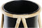 Grondlegger DKD Home Decor Natuurlijk Zwart Metaal Koloniaal Bamboe (26 x 26 x 40 cm)