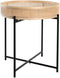 Grondlegger DKD Home Decor Natuurlijk Zwart Metaal Rotan Scandinavisch (43 x 43 x 46 cm)