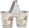 Grondlegger DKD Home Decor Roze Metaal Shabby Chic (24 x 12 x 23 cm)