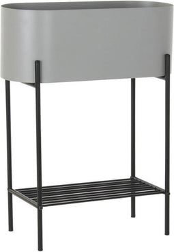 Grondlegger DKD Home Decor Zwart Grijs Metaal (50 x 20 x 63 cm)