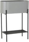 Grondlegger DKD Home Decor Zwart Grijs Metaal (50 x 20 x 63 cm)