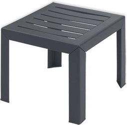 Grosfillex lage tafel 'Miami' kunsthars antraciet 40 x 40 cm