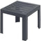 Grosfillex lage tafel 'Miami' kunsthars antraciet 40 x 40 cm