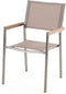 GROSSETO - Tuinset voor 6 - Beige - RVS