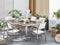 GROSSETO - Tuinset voor 6 - Zwart/Wit - Graniet