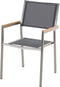 GROSSETO - Tuinstoel set van 6 - Grijs - Polyester