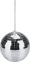 Grote discobal kerstbal - zilver - D15 cm - kunststof - discobol - disco - kerstversiering