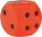 Grote dobbelsteen - rood - 16 x 16 cm - foam - groot formaat - dobbelspel dobbelsteen