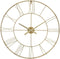 Grote gouden metalen wandklok 70CM