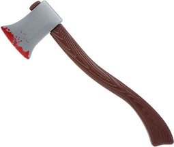 Grote hakbijl - plastic - 57 cm - Halloween/ridders/vikingen verkleed wapens accessoires