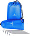 Grote Picknick Campingdeken - 200 X 150CM - Strandmat met 4 Stokken - Opvouwbaar Lichtgewicht Water- en Zandbestendig