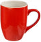 Grote Secret de Gourmet koffie mokken, rood, 360 ml, 6 stuks