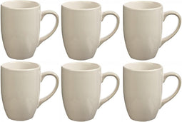 Grote Secret de Gourmet koffie mokken, wit, 360 ml, 6 stuks